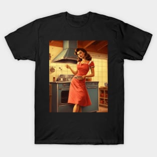 A Pin Up Girl in the Kitchen T-Shirt